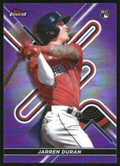 Jarren Duran [Purple] #10 Baseball Cards 2022 Topps Finest Prices