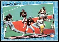 Bears on Offense [Pocket Forms Around the Passer] Football Cards 1986 Fleer Team Action Prices