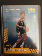 MarJon Beauchamp [Holo] #24 Basketball Cards 2022 Panini Hoops Arriving Now Prices