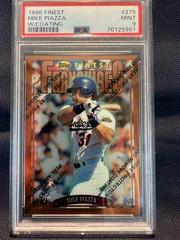 Mike Piazza [w/ Coating] #275 Baseball Cards 1996 Finest Prices