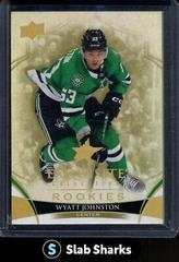 Wyatt Johnston [Gold Spectrum] #R-WJ Hockey Cards 2022 Upper Deck Black Diamond Exquisite Collection Rookies Prices
