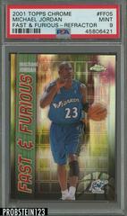 Michael Jordan [Refractor] Basketball Cards 2001 Topps Chrome Fast & Furious Prices
