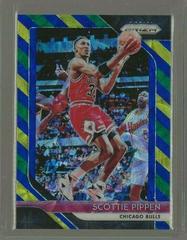 Scottie Pippen [Blue, Yellow, Green] #65 Basketball Cards 2018 Panini Prizm Prices