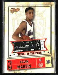 Kevin Martin Parallel 100 Basketball Cards 2004 Fleer Authentix Prices