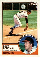 Dave Bergman Baseball Cards 1983 Topps Prices