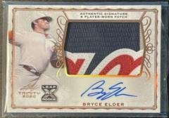 Bryce Elder [Platinum] #PA-BE1 Baseball Cards 2020 Leaf Trinity Patch Autographs Prices