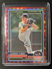 Alexander Clemmey [Red] #43 Baseball Cards 2023 Panini Stars & Stripes USA Prices