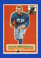 Dave Middleton Football Cards 1956 Topps Prices