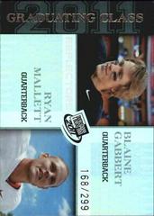Blaine Gabbert, Ryan Mallett [Reflectors Gold] #93 Football Cards 2011 Press Pass Prices