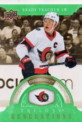 Brady Tkachuk [Green] #TG-1B Hockey Cards 2022 Upper Deck Trilogy Generations Prices