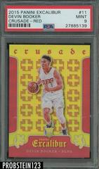 Devin Booker [Red] #11 Basketball Cards 2015 Panini Excalibur Crusade Prices