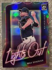 Max Scherzer #LO11 Baseball Cards 2021 Panini Donruss Optic Lights Out Prices