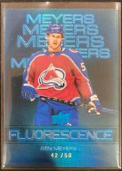 Ben Meyers [Blue] #F-16 Hockey Cards 2022 Upper Deck Fluorescence Prices