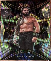 Roman Reigns [Flash Prizm] Wrestling Cards 2022 Panini Select WWE Phenomenon Prices