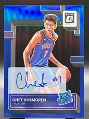 Chet Holmgren [Signature Blue] #208 Basketball Cards 2022 Panini Donruss Optic Prices