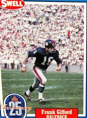 Frank Gifford Football Cards 1988 Swell Greats Prices
