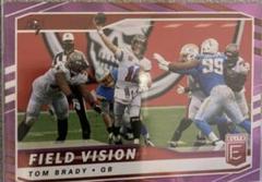 Tom Brady [Purple] #FV1 Football Cards 2021 Panini Donruss Elite Field Vision Prices