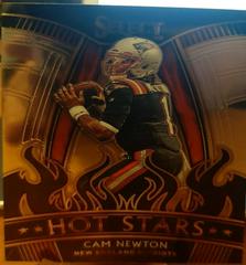 Cam Newton #17 Football Cards 2020 Panini Select Hot Stars Prices