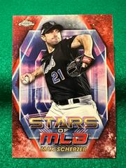 Max Scherzer [Red] #SMLBC-83 Baseball Cards 2023 Topps Update Stars of MLB Chrome Prices