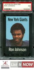 Ron Johnson Football Cards 1972 NFLPA Iron Ons Prices