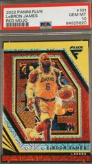 LeBron James [Red Mojo] #101 Basketball Cards 2022 Panini Flux Prices