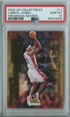 LeBron James #11 Basketball Cards 2003 UD Collectibles Freshman Season Prices
