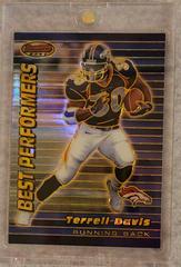 Terrell Davis [Atomic Refractor] #93 Football Cards 1999 Bowman's Best Prices