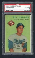 Gil Hodges Baseball Cards 1954 Wilson Franks Prices