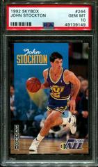 John Stockton #244 Basketball Cards 1992 Skybox Prices