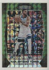 Karl-Anthony Towns [Green] #1 Basketball Cards 2017 Panini Prizm Mosaic Prices