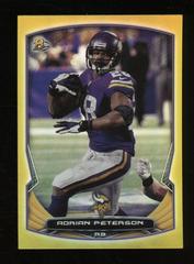 Adrian Peterson [Rainbow Foil Gold] Football Cards 2014 Bowman Prices