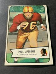 Paul Lipscomb #83 Football Cards 1954 Bowman Prices