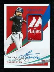 Luis V. Garcia [Patch Autograph] #115 Baseball Cards 2021 Panini Immaculate Collection Prices
