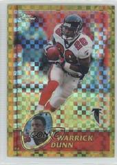 Warrick Dunn [Gold Xfractor] Football Cards 2003 Topps Chrome Prices