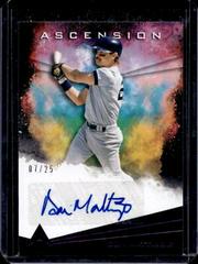 Don Mattingly [Purple] Baseball Cards 2021 Panini Chronicles Ascension Autographs Prices