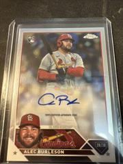 Alec Burleson #AC-AB Baseball Cards 2023 Topps Chrome Update Autographs Prices
