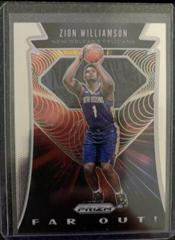 Zion Williamson #24 Basketball Cards 2019 Panini Prizm Far Out Prices