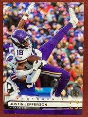 Justin Jefferson [Gold] #PH-22 Football Cards 2022 Panini Chronicles Photogenic Prices