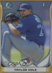 Taylor Cole [Bubbles Refractor] #BCP95 Baseball Cards 2014 Bowman Chrome Prospects Prices