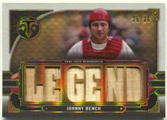 Johnny Bench #RL-JB Baseball Cards 2022 Topps Triple Threads Relics Legends Prices