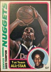 David Thompson Basketball Cards 1978 Topps Prices