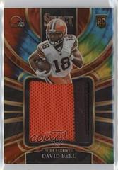 David Bell [Tie Dye] #JS-30 Football Cards 2022 Panini Select Jumbo Rookie Swatches Prices
