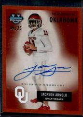Jackson Arnold [Orange] #55B-JA Football Cards 2023 Bowman Chrome University 1955 Autographs Prices