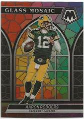 Aaron Rodgers Football Cards 2022 Panini Mosaic Glass Prices