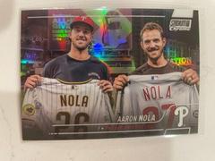 Aaron Nola [Refractor] #284 Baseball Cards 2022 Stadium Club Chrome Prices