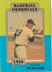 Ted Williams #104 Baseball Cards 1980 Baseball Immortals Prices