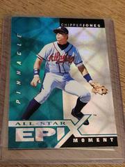 Chipper Jones [Moment Emerald] Baseball Cards 1998 Pinnacle Epix Prices