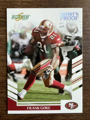 Frank Gore [Artist's Proof] #121 Football Cards 2007 Panini Score Prices