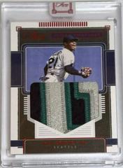 Ken Griffey Jr [Red] #JS-KGJ Baseball Cards 2022 Panini Three and Two Jumbo Swatches Prices