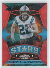 Christian McCaffrey [Red] Football Cards 2021 Panini Certified Stars Prices